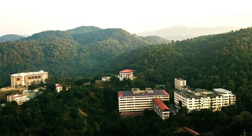 Campus of Assam down town University, Guwahati, Assam — cover photo for the AdtU admission guide